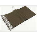 Men′s Womens Unisex Reversible Cashmere Feel Winter Warm Checked Diamond Printing Thick Knitted Woven Scarf (SP817)